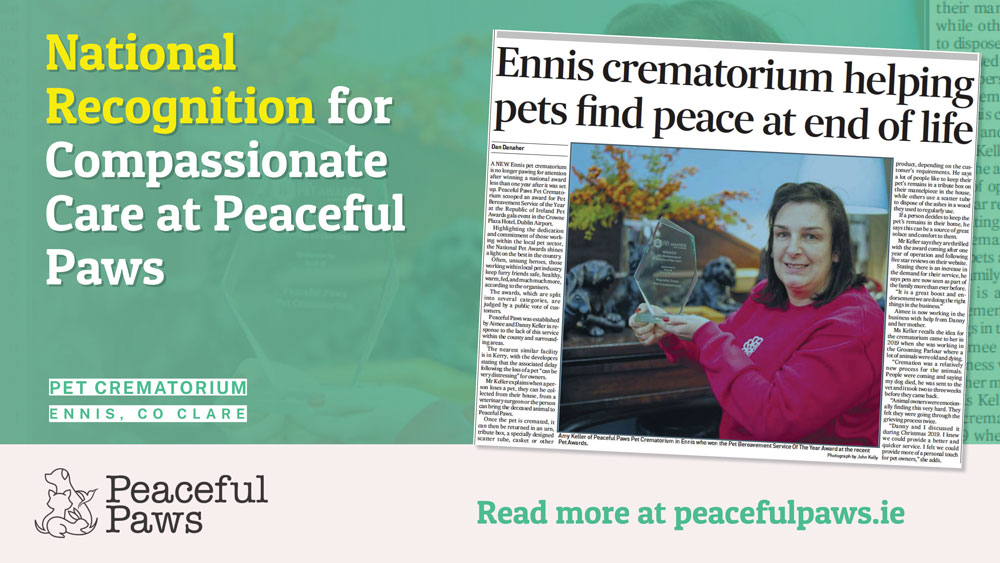 Peaceful Paws Pet Crematorium | National Recognition